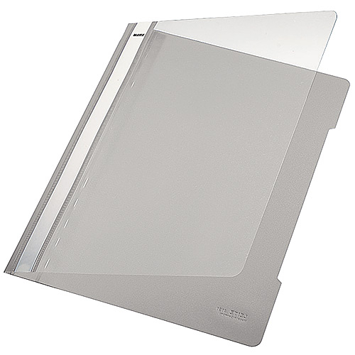 Leitz 4189 Gri Plastik Telli Dosya (50 li Paket) - 1