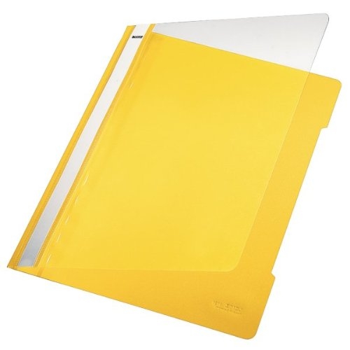Leitz 4189 Sarı Plastik Telli Dosya (50 li Paket) - 1