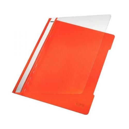 Leitz 4189 Turuncu Plastik Telli Dosya (50 li Paket) - 1