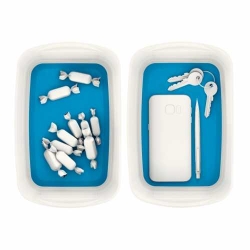 Leitz 5257 MyBox Mavi Beyaz Masaüstü Saklama Kutusu - 3