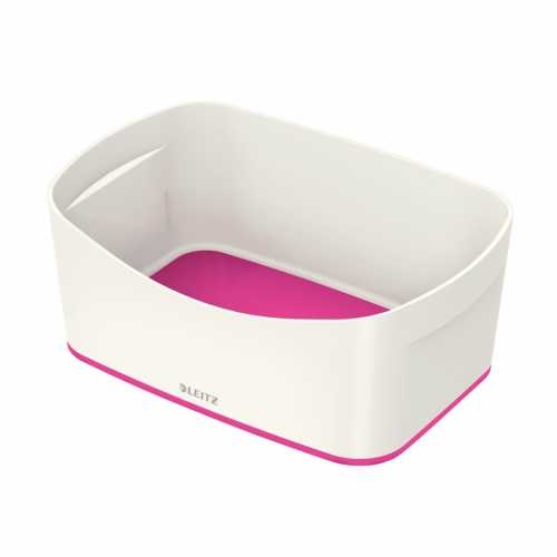 Leitz 5257 MyBox Pembe Beyaz Masaüstü Saklama Kutusu - 1