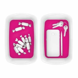 Leitz 5257 MyBox Pembe Beyaz Masaüstü Saklama Kutusu - 3