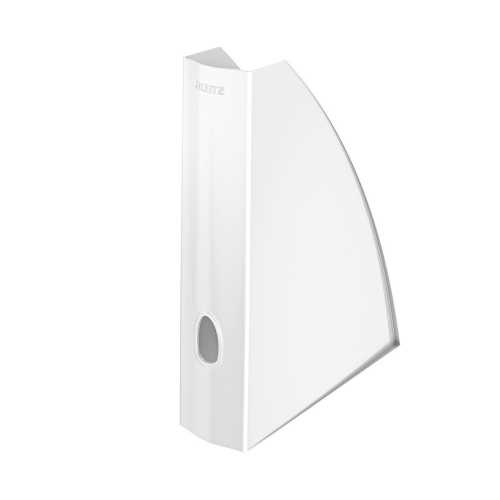 Leitz 5277 WOW Metalik Beyaz Plastik Magazinlik - 1