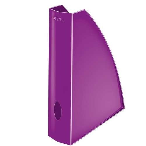 Leitz 5277 WOW Metalik Mor Plastik Magazinlik - 1