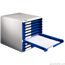 Leitz 5280 Mavi 5 Çekmeceli Evrak Rafı - 2