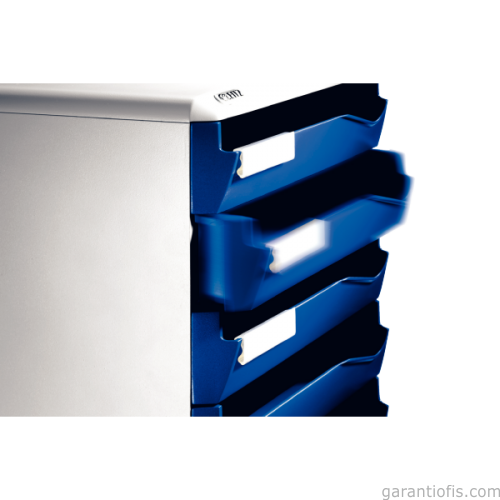 Leitz 5280 Mavi 5 Çekmeceli Evrak Rafı - 3