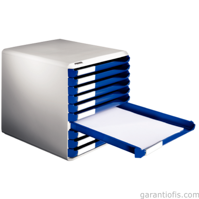 Leitz 5281 Kırmızı 10 Çekmeceli Evrak Rafı - 5