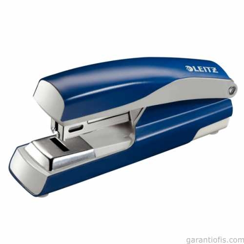 Leitz 5505 Düz Perçinleyen Mavi Zımba Makinesi (30 Sayfa Kapasiteli) - 1