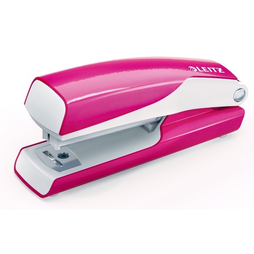 Leitz 5528 Zımba Makinesi WOW Pembe (10 Sayfa) - 1