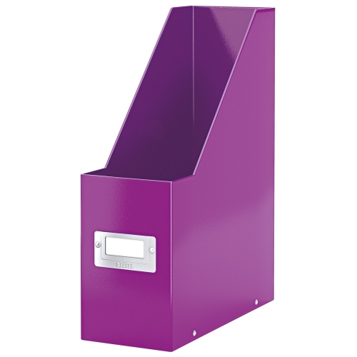 Leitz 6047 Magazinlik Kutu Klasör WOW Metalik Mor - 1