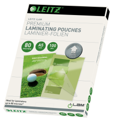 Leitz 7492 Laminasyon Poşeti A5 / 80 Mikron (100 lü Paket)