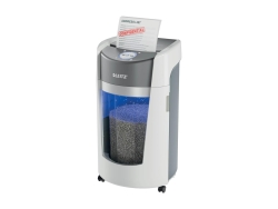 Leitz IQ 8360 OptiMax Ofis Mikro Kesim Evrak İmha Makinesi Security P5 35L - Beyaz - 2