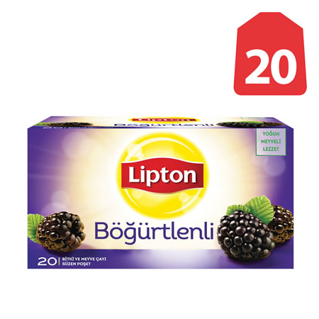 Lipton Böğürtlenli Meyve Çayı (20 li Paket) - 1