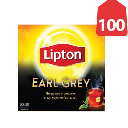 Lipton Earl Grey Bardak Poşet Çay (100 lü Paket) - 1