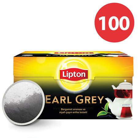 Lipton Earl Grey Demlik Poşet Çay (100 lü Paket) - 1