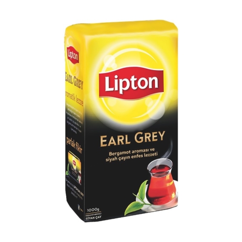 Lipton Earl Grey Tea Bergamot Aromalı Siyah Çay (1000 Gr) - 1