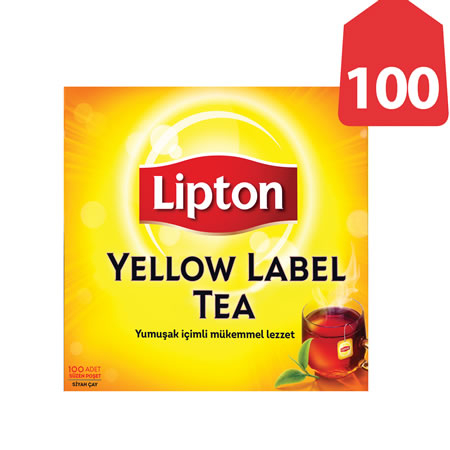 Lipton Yellow Label Bardak Poşet Çay (100 Lü Paket)