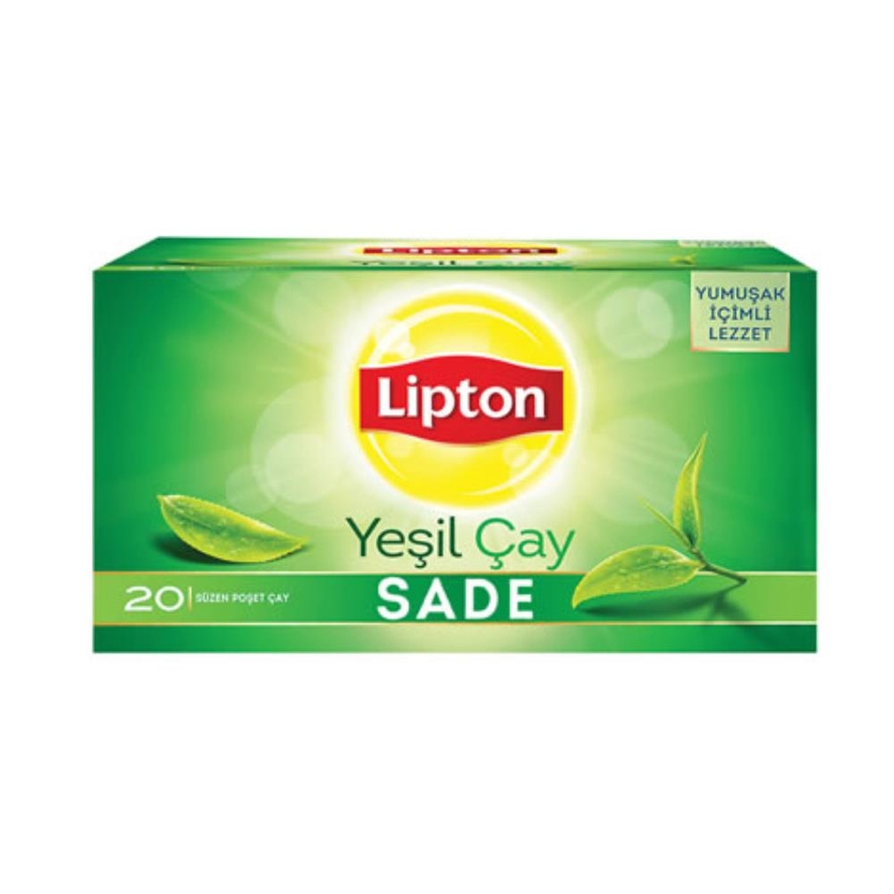 Lipton Yeşil Çay Sade (20 Li Paket)