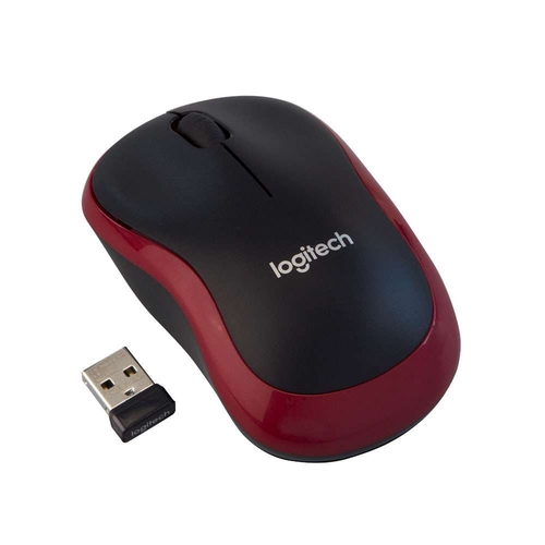 Logitech M185 Kablosuz Mouse Kırmızı (2,4 GHz) - 1