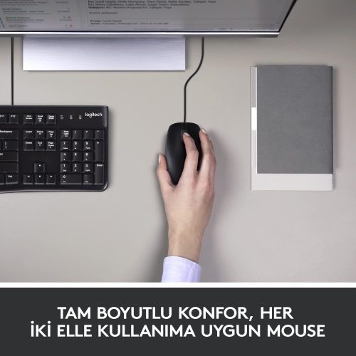 LOGITECH MK120 KABLOLU USB Q TR DESKTOP SET 920-002560 - 5