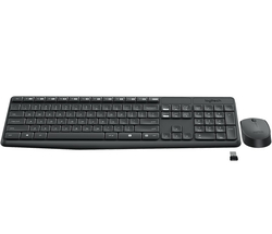 LOGITECH MK235 KABLOSUZ USB Q TR MM KEYBOARD SET 920-007925 - Thumbnail