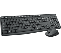 LOGITECH MK235 KABLOSUZ USB Q TR MM KEYBOARD SET 920-007925 - Thumbnail