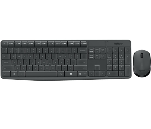 LOGITECH MK235 KABLOSUZ USB Q TR MM KEYBOARD SET 920-007925 - 1