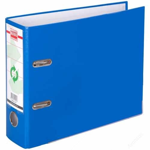 Manu 2037 Mavi Plastik Telgraf Klasörü - 1