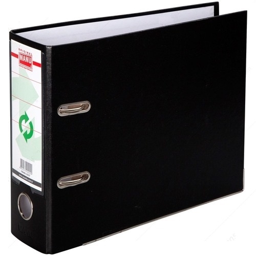 Manu 2037 Siyah Plastik Telgraf Klasörü - 1