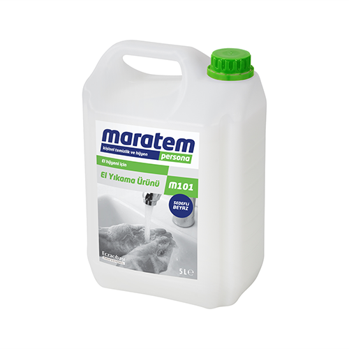Maratem Sıvı El Sabunu Sedefli Beyaz (5 kg Ekonomik Bidon) - 1