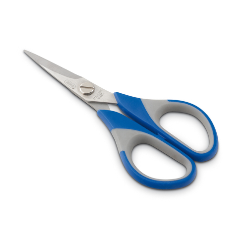 Mas 1214 Force Kauçuk Saplı Kağıt Makası (14 cm) - 1