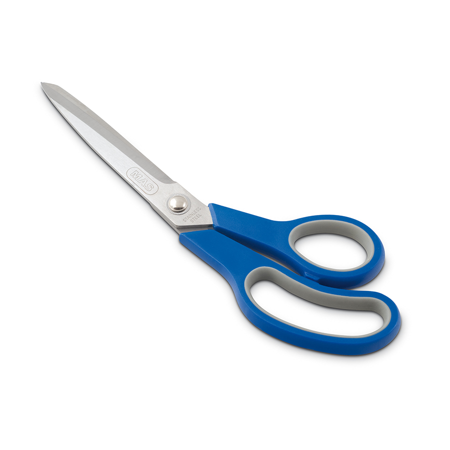 Mas 1225 Force Kauçuk Saplı Kağıt Makası (25 Cm)