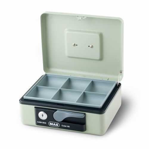 Mas 185 Orta Boy Metal Para Kasası Gri - 1