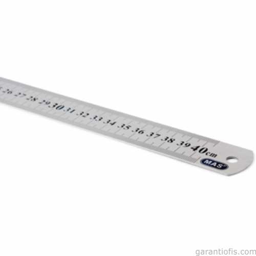 Mas 2340 Çelik Cetvel 40cm - 1
