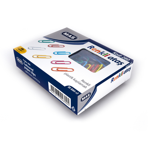 Mas 280 Renkli Ataç PVC Kaplı 28mm - 1