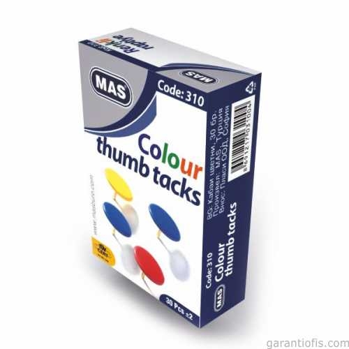 Mas 310 Renkli Raptiye (Pvc Kaplı) - 1