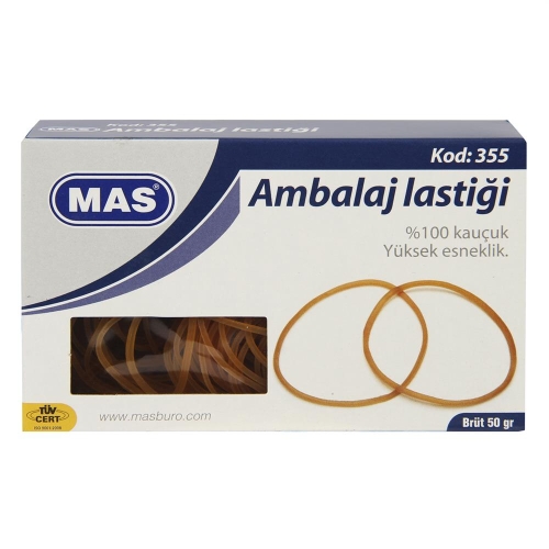 Mas 355 Kauçuk Paket Lastiği (50 Gr) - 1