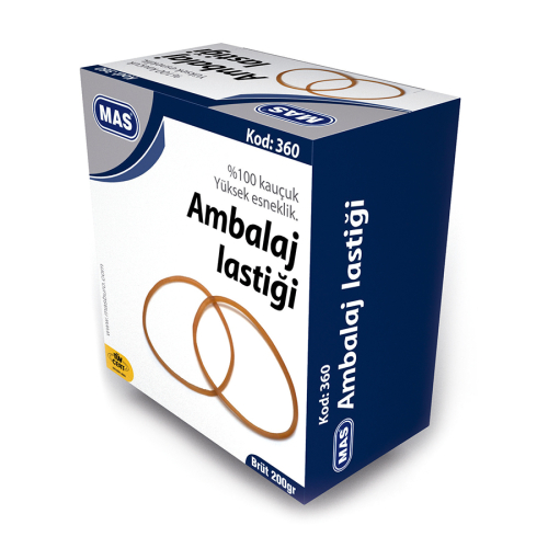 Mas 360 Ambalaj Lastiği %100 Kauçuk (200 Gr) - 1
