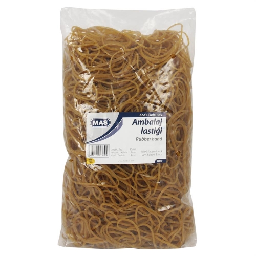 Mas 365 Paket Lastiği %100 Kauçuk (500 Gr) - 1