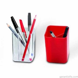 Mas 490 Şeffaf Kubik Kalemlik - 2