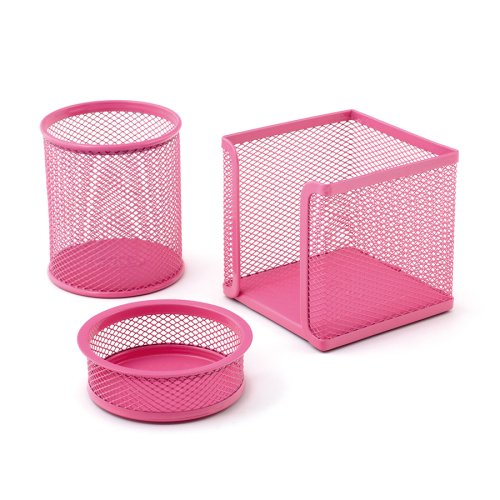 Mas 505 Rainbow Metal Pembe Üçlü Kalemlik Set - 2