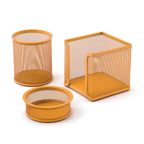 Mas 505 Rainbow Turuncu Metal Üçlü Kalemlik Set - 2