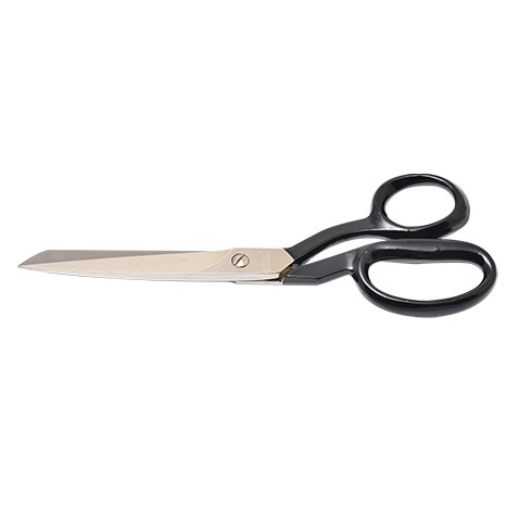 MERZE 4115-9 inç Siyah Saplı Ekstra Kaliteli Yatık Regula Makası (22,5 cm) - 1