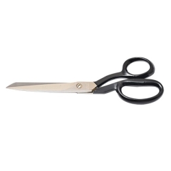 MERZE 4115-9 inç Siyah Saplı Ekstra Kaliteli Yatık Regula Makası (22,5 cm)