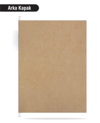 Metal Askılı Personel Özlük Dosyası 4 Yapraklı 50 li Paket - 6