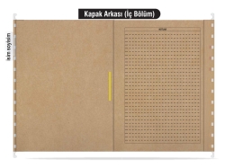 Metal Askılı Personel Özlük Dosyası 4 Yapraklı 50 li Paket - 5
