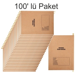 Metal Askılı Personel Özlük Dosyası 8 Yapraklı 100 Lü Paket 