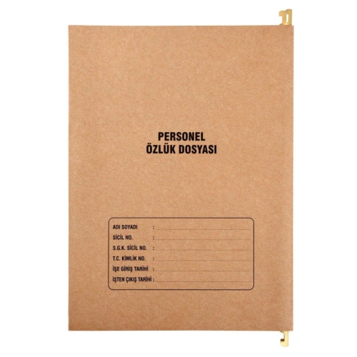 Metal Askılı Personel Özlük Dosyası 8 Yapraklı 25 Li Paket - 3