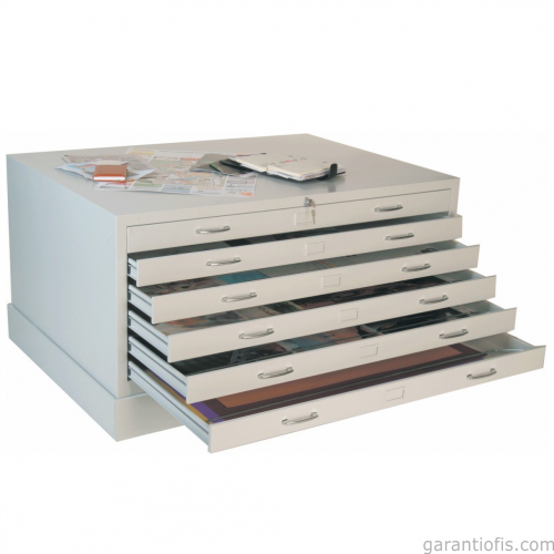 Metal Harita Plan Dolabı (Bazalı) - 3