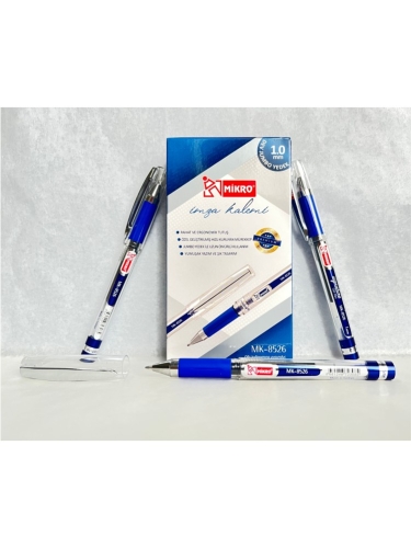 MİKRO MK-8526 GEL PEN İMZA KALEMİ MAVİ 1.0 MM UÇ - 6